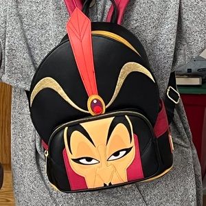 LOUNGEFLY 🌟 Jafar Villain Backpack, Scarab print, Aladdin